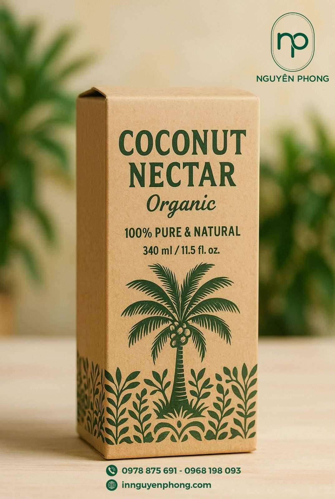 Mẫu hộp kraft bảo vệ môi trường